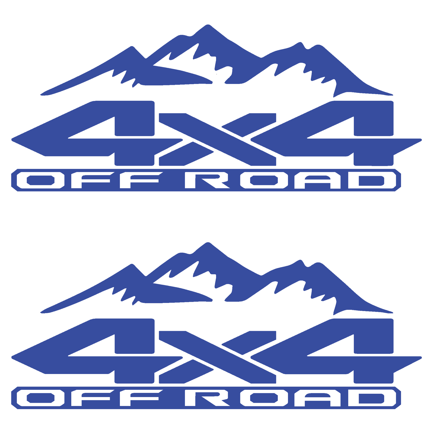 RAM Trucks 4 x 4 Off Road Replacement Bedside Decals #18Mountain
