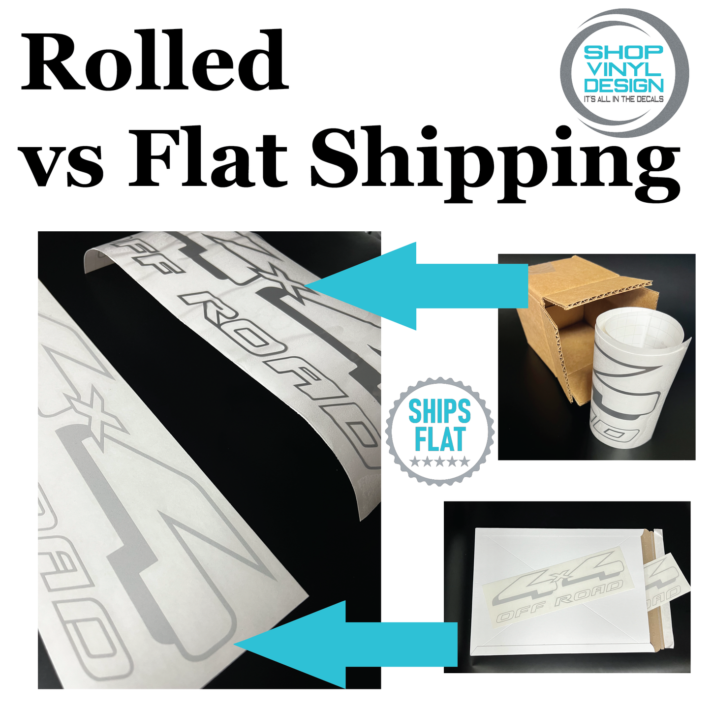 RAM Trucks 4 x 4 Off Road Replacement Bedside Decals #18Mountain