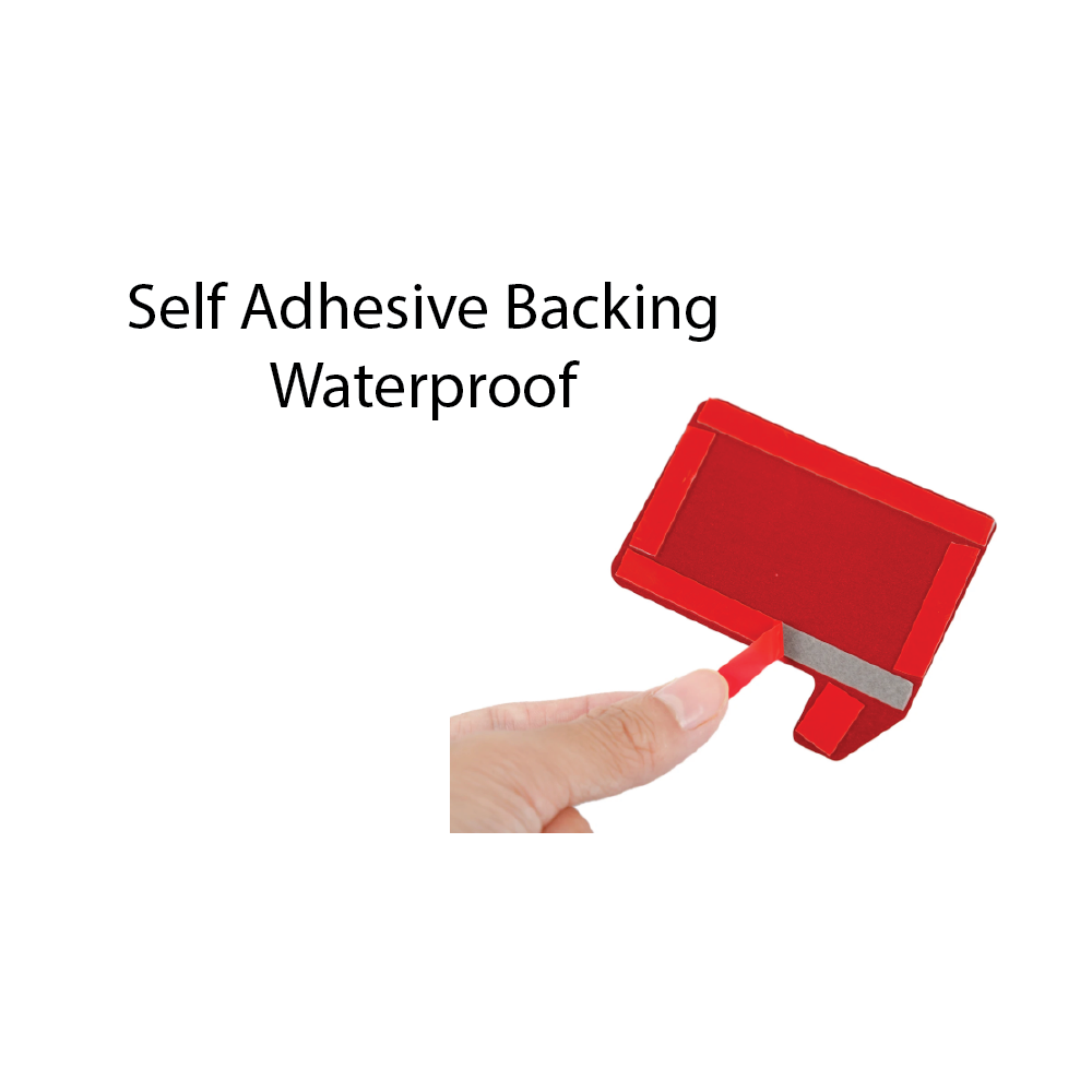Replacement for Ford Ranger 3D Raised Tailgate Letters RED || 2019 - 2021