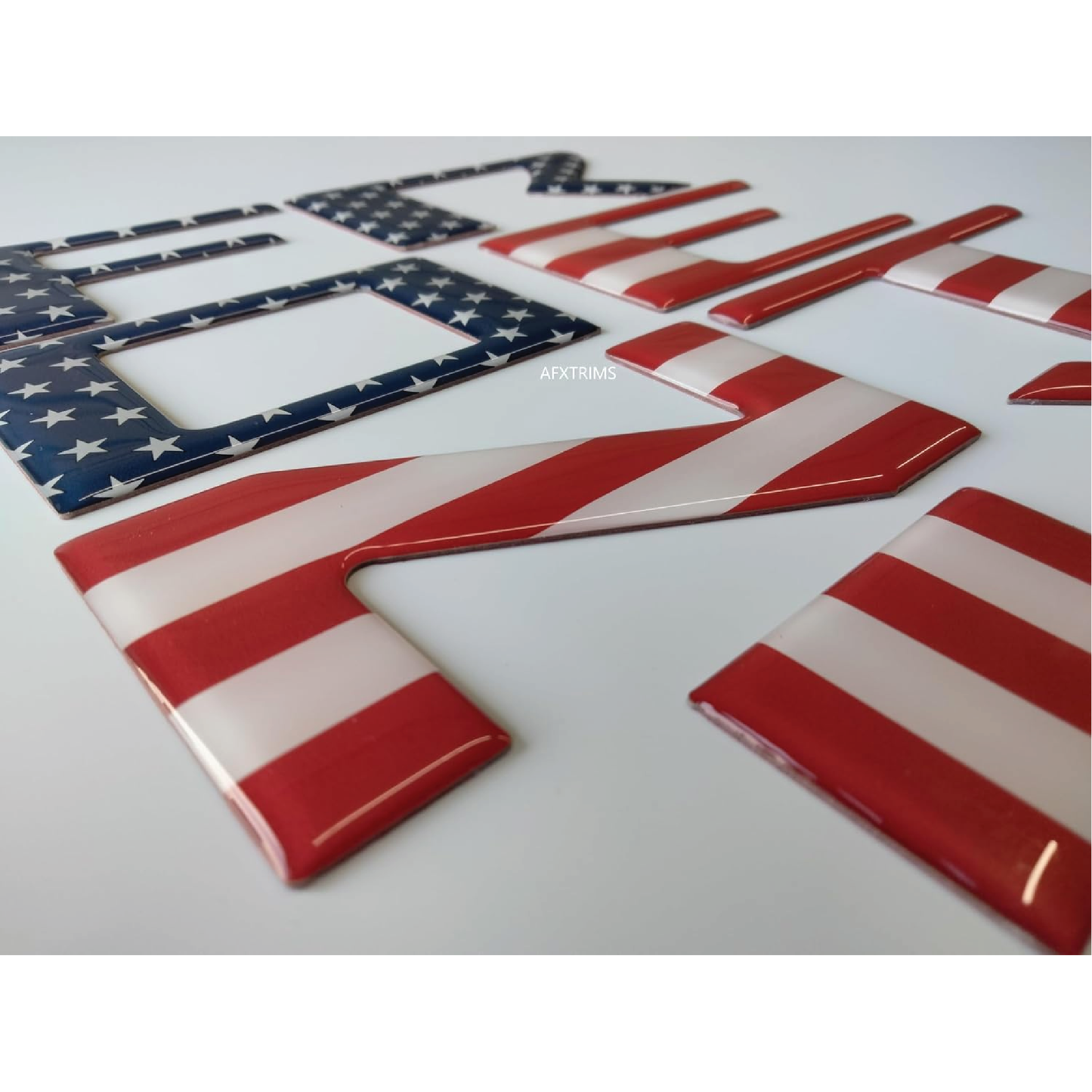 Replacement for Nissan Frontier 3D Raised Tailgate Letters RWB USA || 4-Door 2022 - 2024