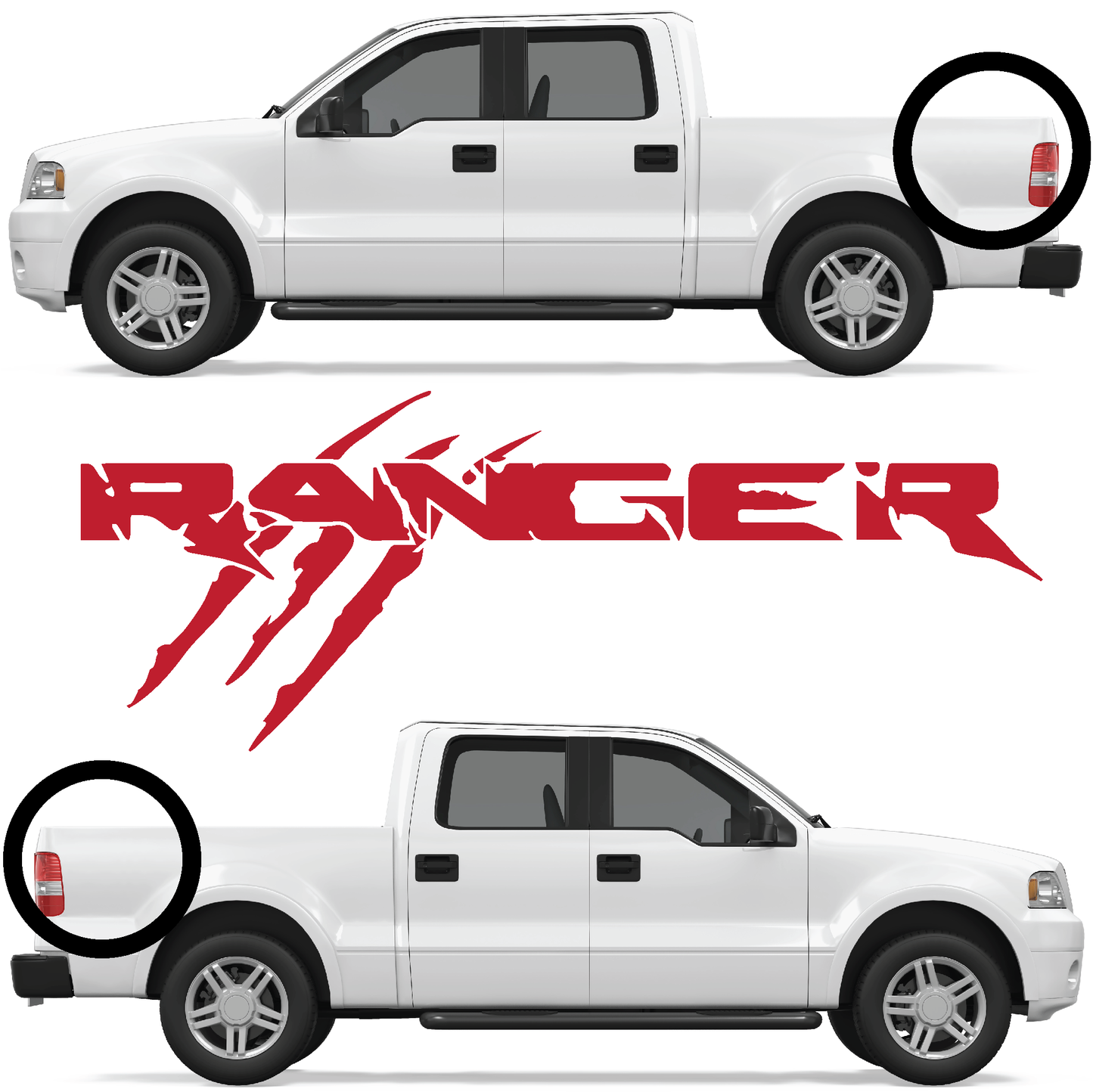 Ranger Trucks Claw Replacement Bedside Decals