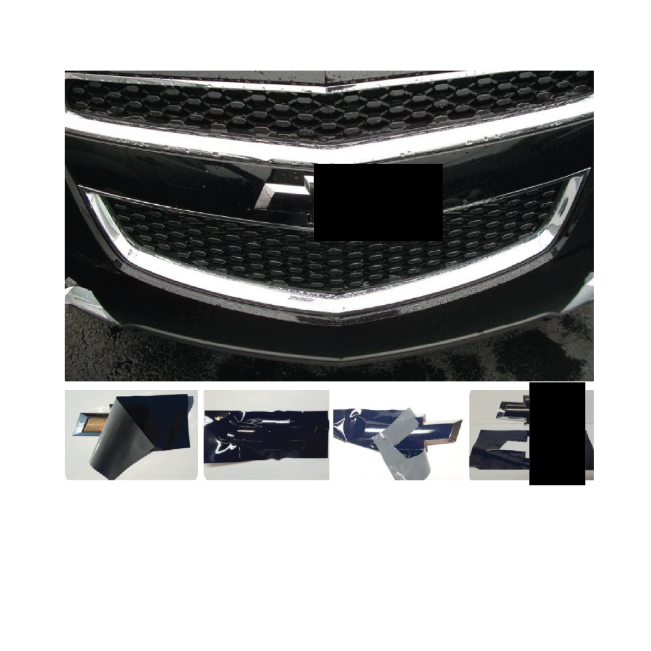 Bowtie Emblem Wrap Kit (Black Gloss)