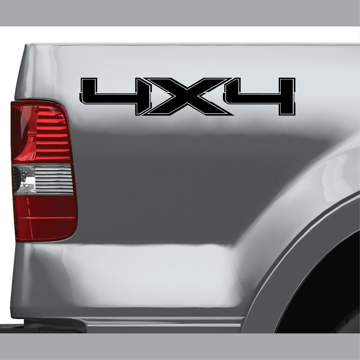 Shop Vinyl Design F-150 F-250 Trucks 4 x 4 Replacement Bedside Decals #14 Vehicle decal 001 Shop Vinyl Design decals stickers