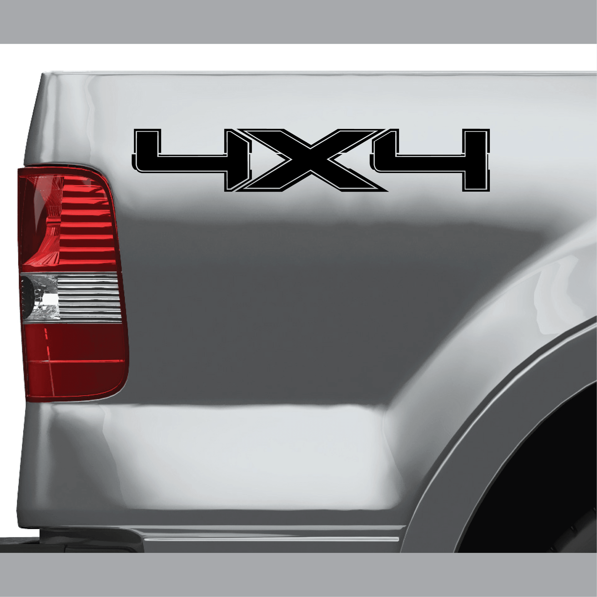 Shop Vinyl Design F-150 F-250 Trucks 4 x 4 Replacement Bedside Decals #14 Vehicle decal 001 Shop Vinyl Design decals stickers