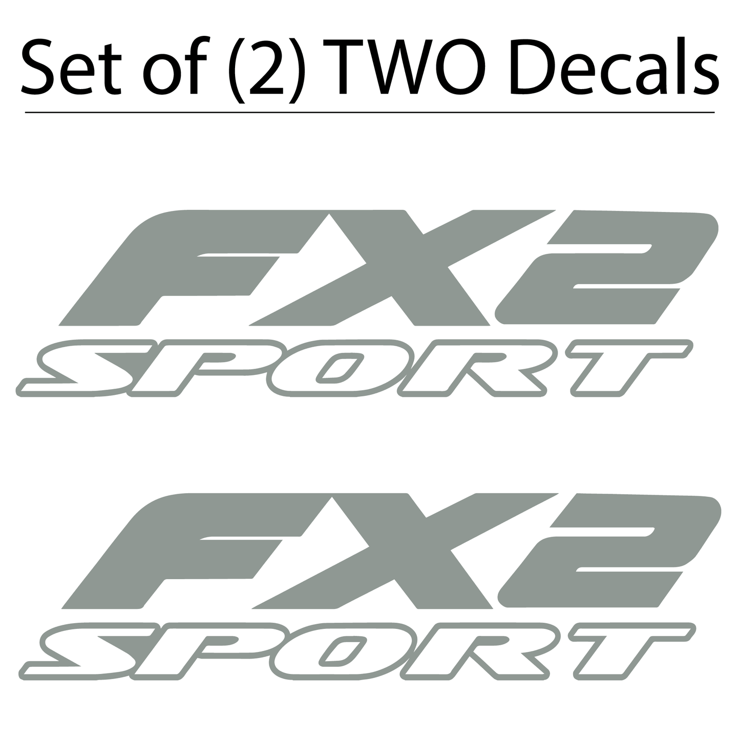 Shop Vinyl Design F-150 FX2 Sport Replacement Bedside Decals Vehicle Vinyl Graphic Decal Shop Vinyl Design decals stickers