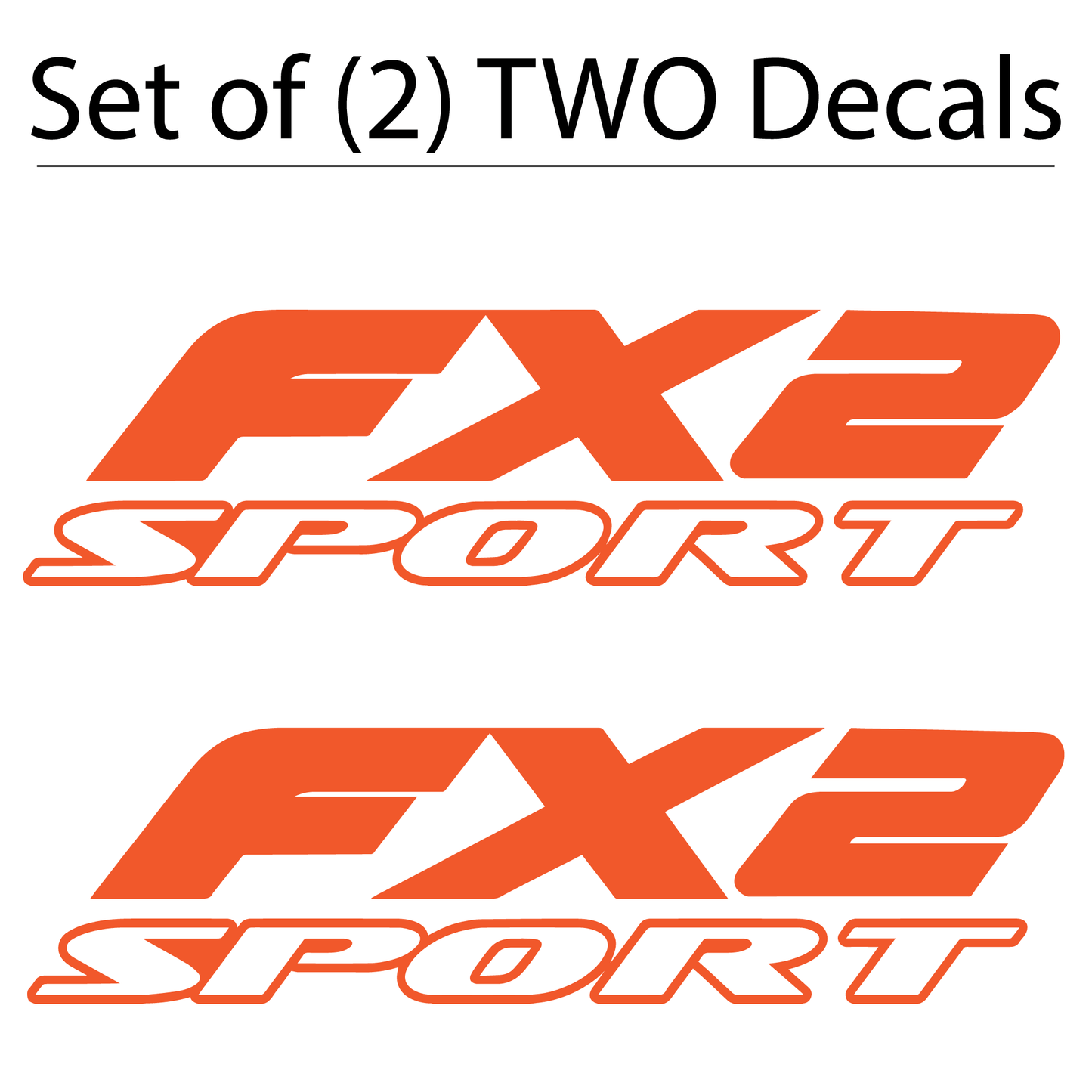 Shop Vinyl Design F-150 FX2 Sport Replacement Bedside Decals Vehicle Vinyl Graphic Decal Shop Vinyl Design decals stickers