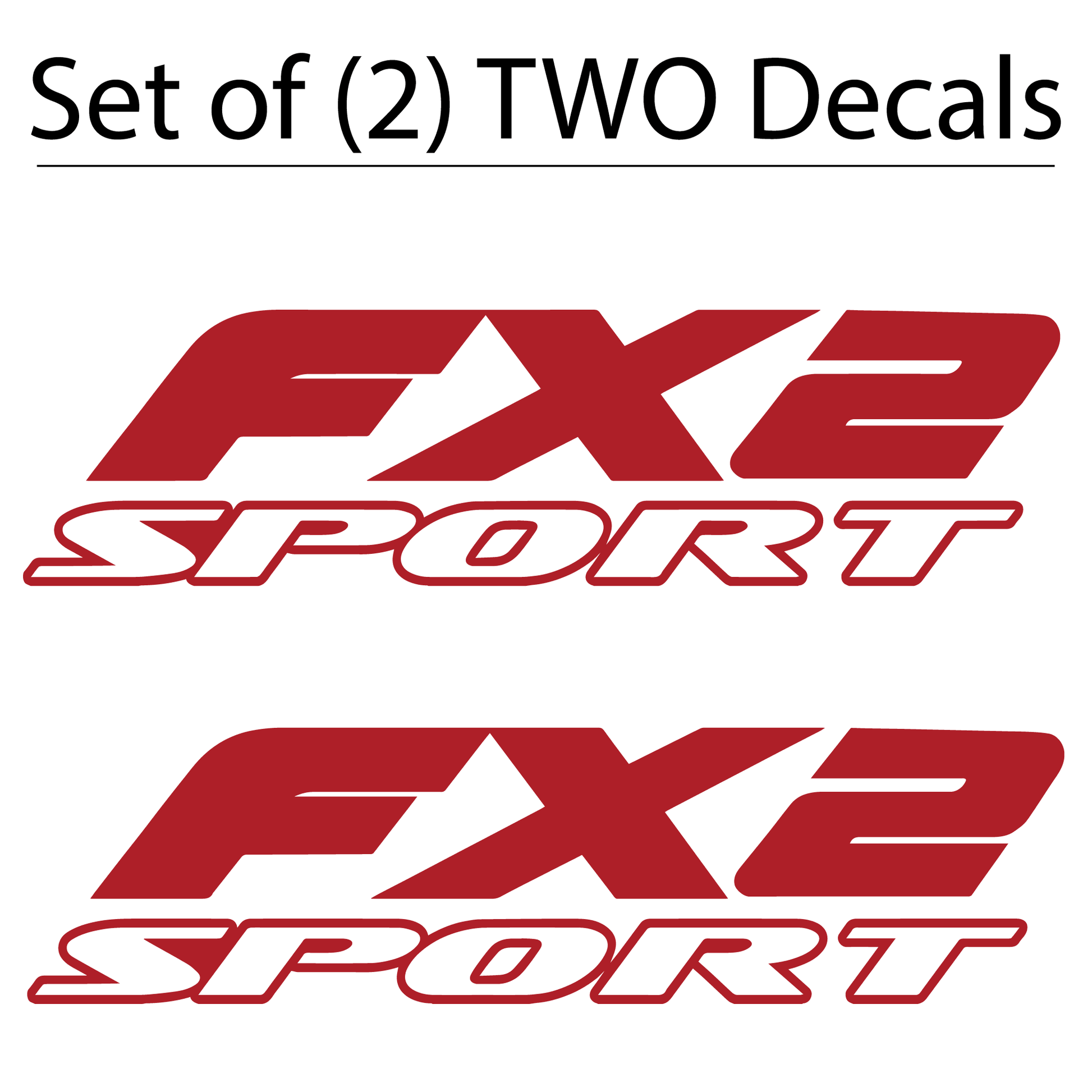 Shop Vinyl Design F-150 FX2 Sport Replacement Bedside Decals Vehicle Vinyl Graphic Decal Shop Vinyl Design decals stickers