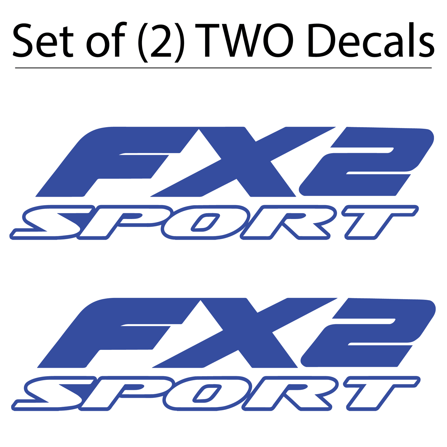 Shop Vinyl Design F-150 FX2 Sport Replacement Bedside Decals Vehicle Vinyl Graphic Decal Shop Vinyl Design decals stickers