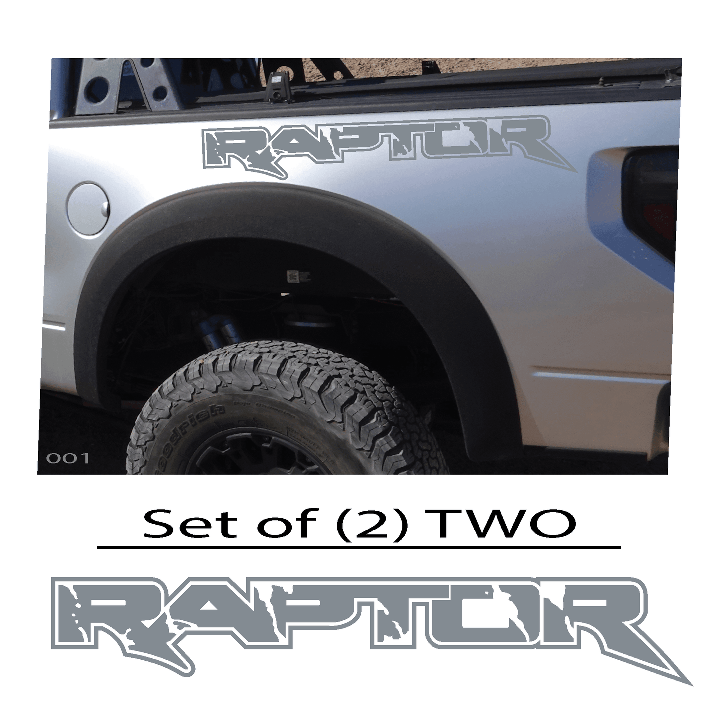 Shop Vinyl Design F-150 Raptor Replacement Bedside Decals #19 Vehicle Vinyl Graphic Decal Shop Vinyl Design decals stickers