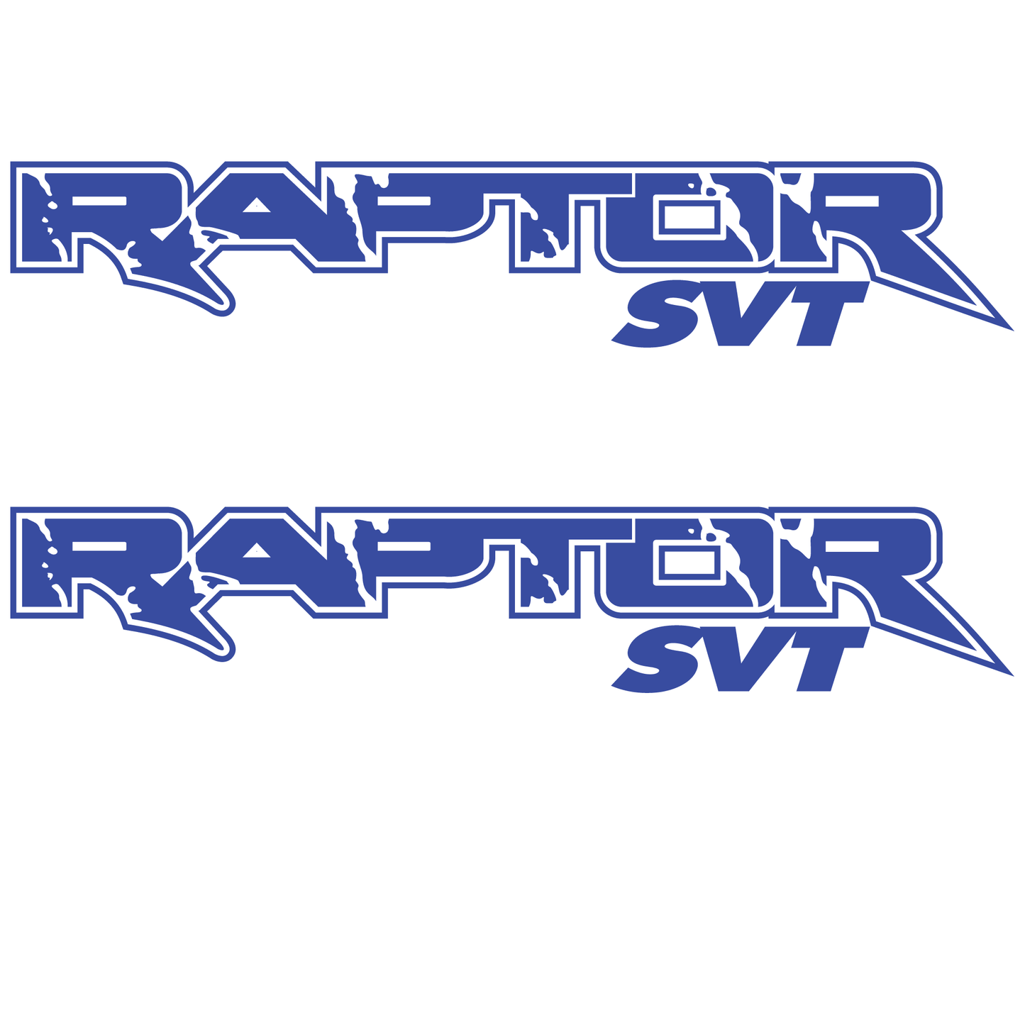 Shop Vinyl Design F-150 Raptor SVT Replacement Bedside Decals #010 Vehicle Decal Brilliant Blue Gloss Shop Vinyl Design decals stickers