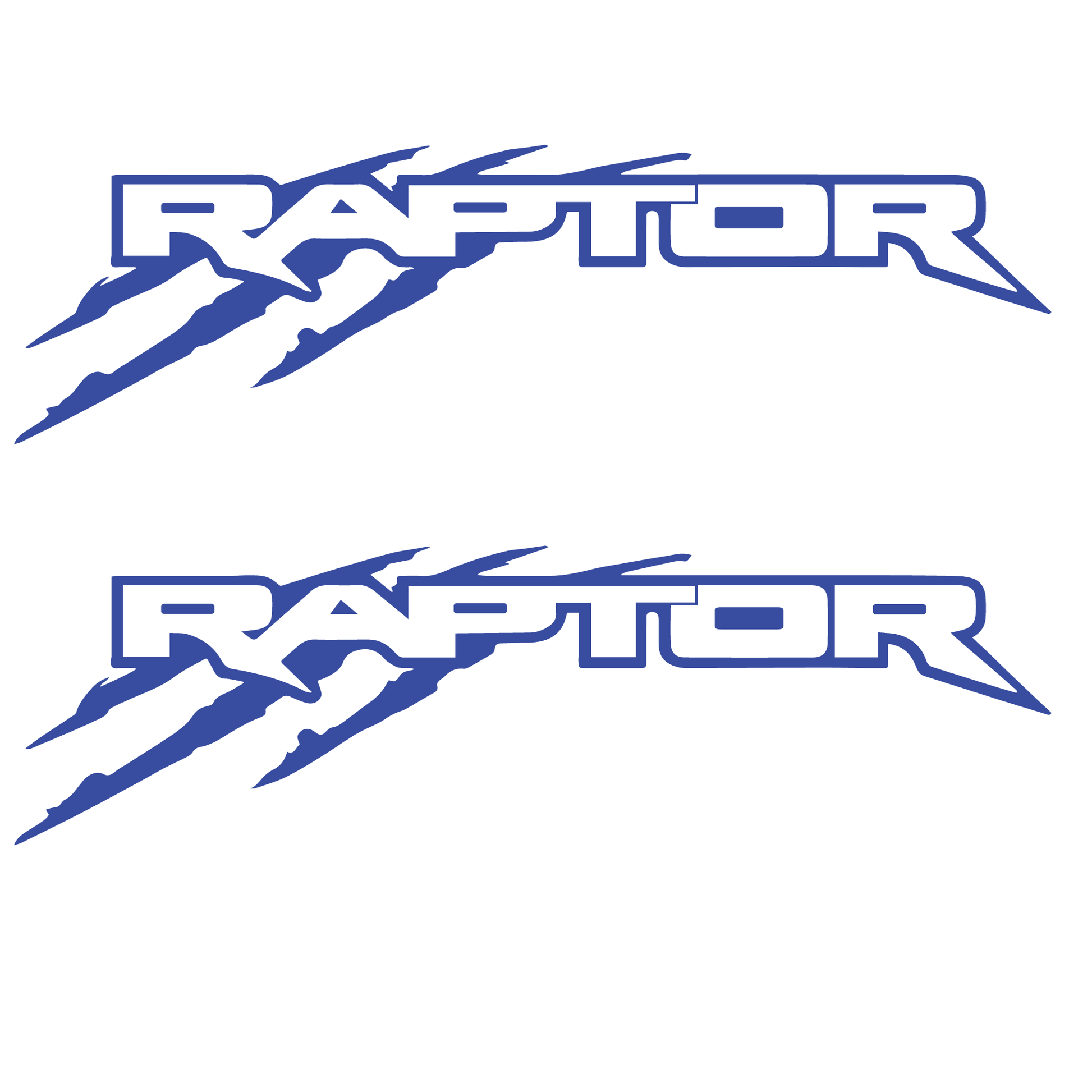 Shop Vinyl Design F-150 Raptor SVT Replacement Bedside Decals #5001 Vehicle Decal Brilliant Blue Gloss Shop Vinyl Design decals stickers