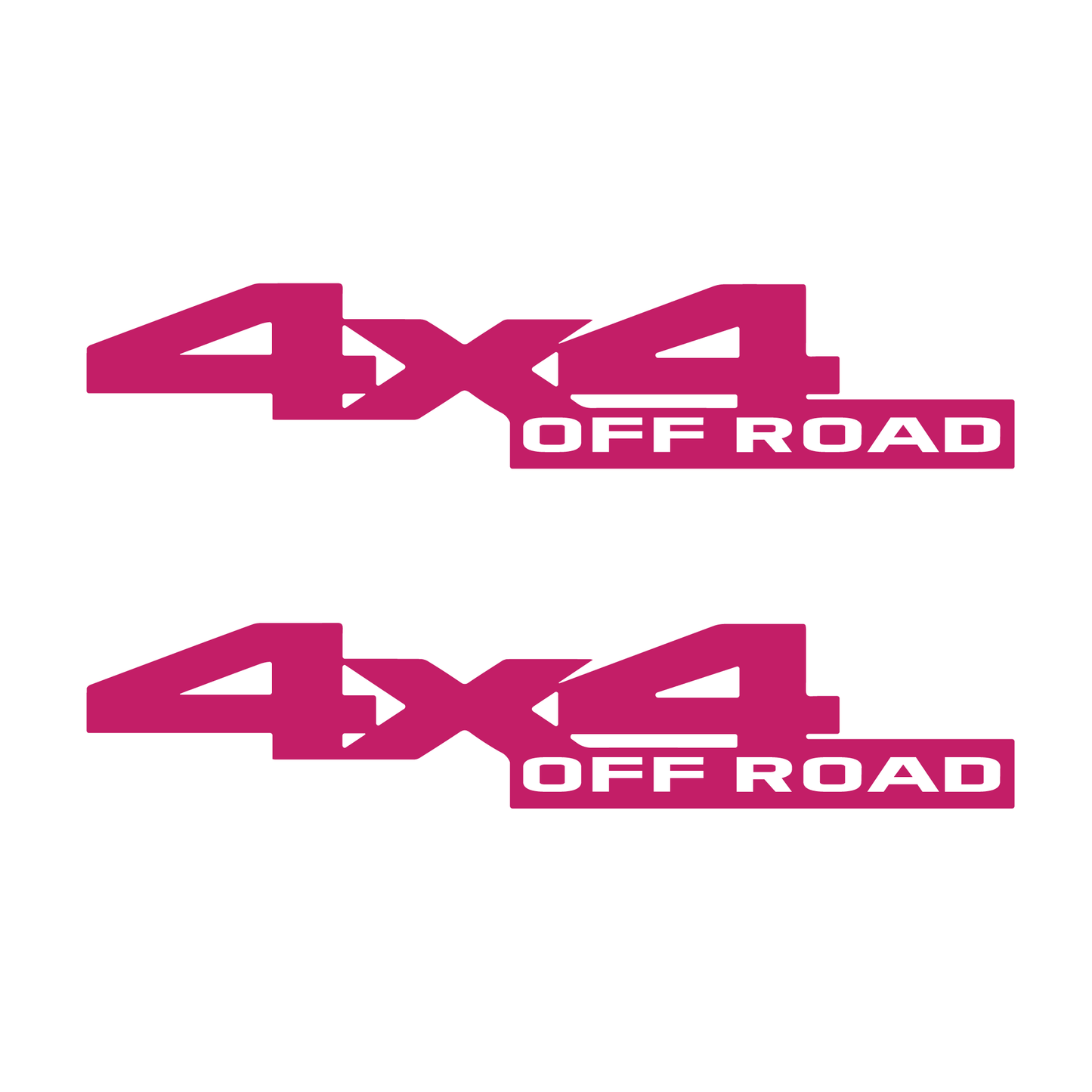 Shop Vinyl Design RAM Power Wagon Trucks 4 x 4 Off Road Replacement Bedside Decals #17 Vehicle decal 001 Hot Pink Gloss Shop Vinyl Design decals stickers