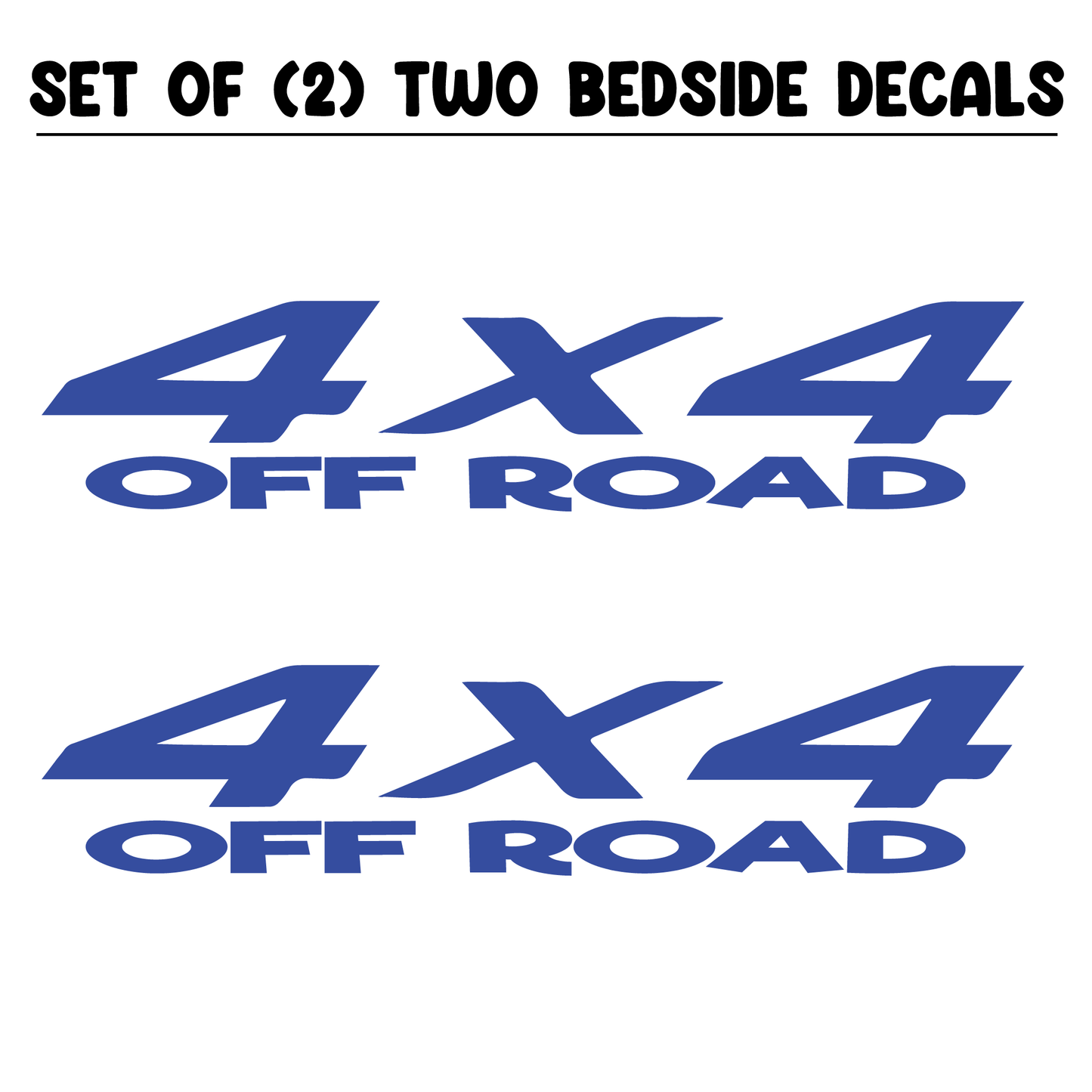 Shop Vinyl Design RAM Trucks 4 x 4 Off Road Replacement Bedside Decals #11 Vehicle decal 001 Shop Vinyl Design decals stickers