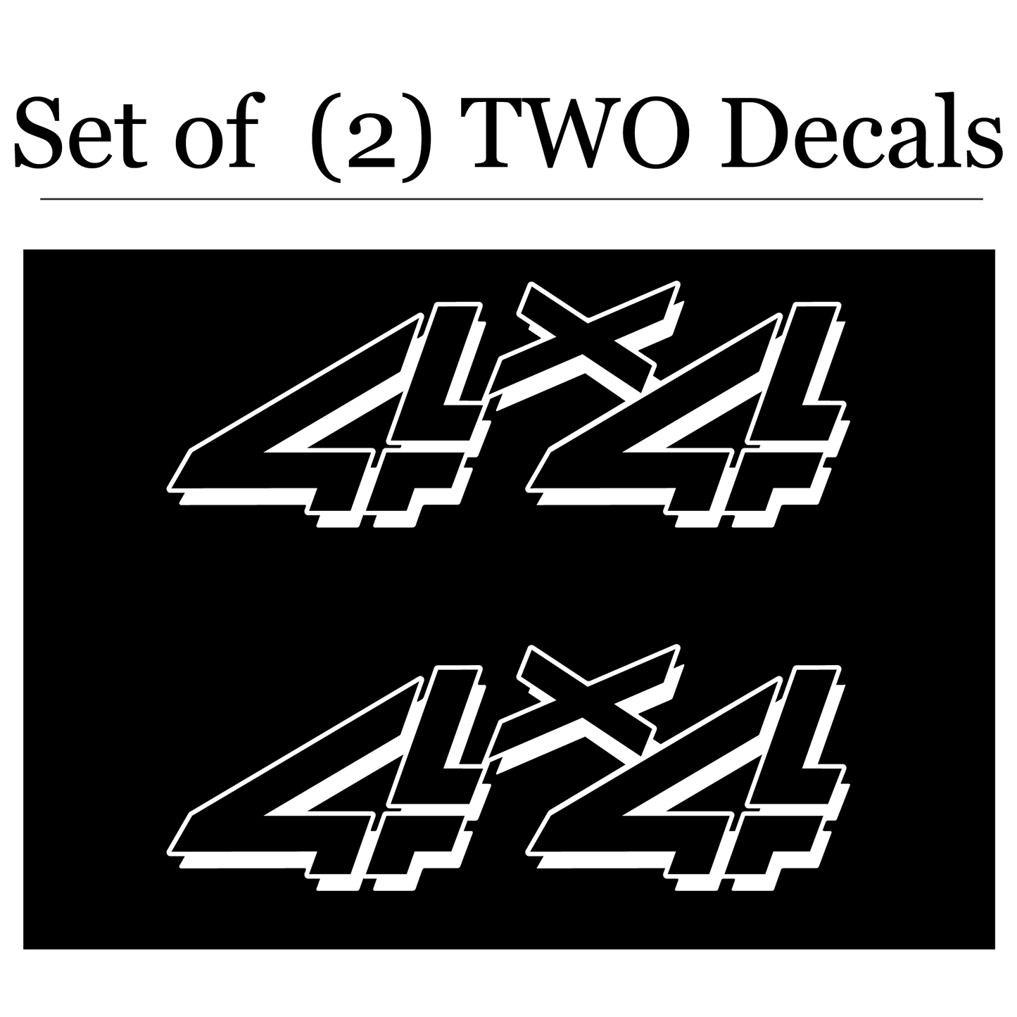 Shop Vinyl Design Sierra Trucks 4 x 4 Replacement Bedside Decals #G001 Vehicle 001 Shop Vinyl Design decals stickers