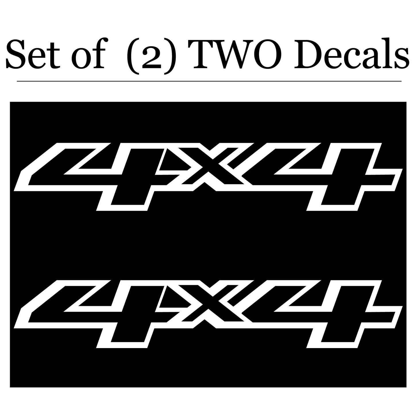 Shop Vinyl Design Silverado Trucks 4 x 4 Replacement Bedside Decals #33 Vehicle 001 Shop Vinyl Design decals stickers