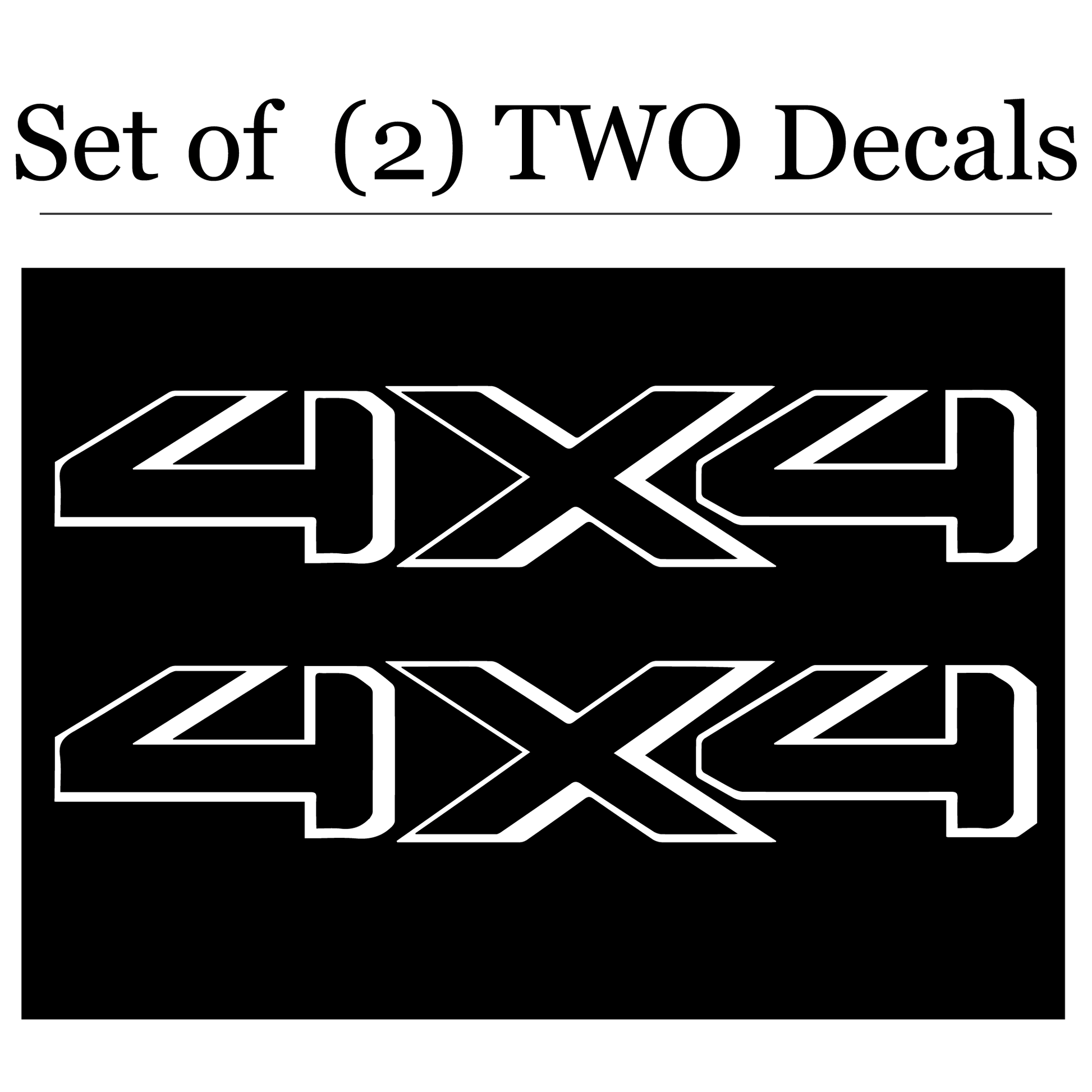 Shop Vinyl Design Tundra Trucks 4 x 4 Replacement Bedside Decals #19 Vehicle Vinyl Graphic Decal Shop Vinyl Design decals stickers