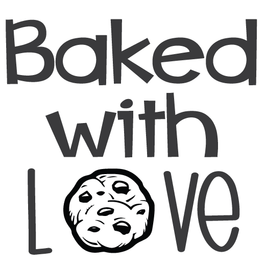 ShopVinylDesignStore.com Baked With Love Wide Shop Vinyl Design decals stickers
