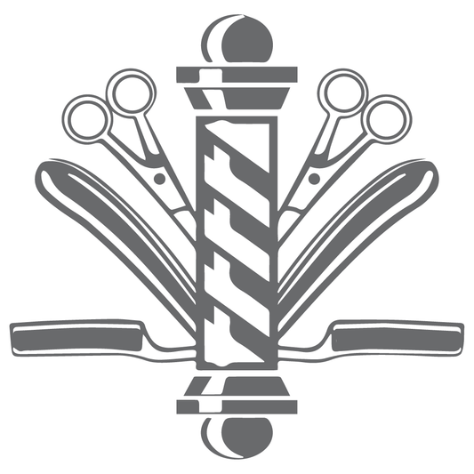 ShopVinylDesignStore.com Barber Shop Style B001 Storefront Shop Vinyl Design decals stickers