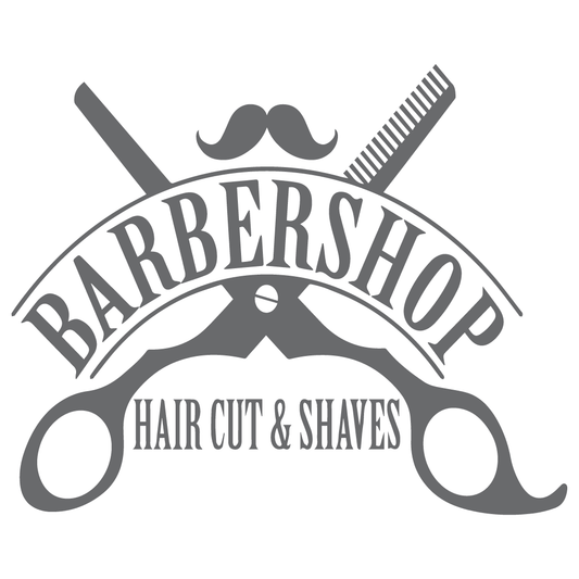 ShopVinylDesignStore.com Barber Shop Style B200 Storefront Shop Vinyl Design decals stickers