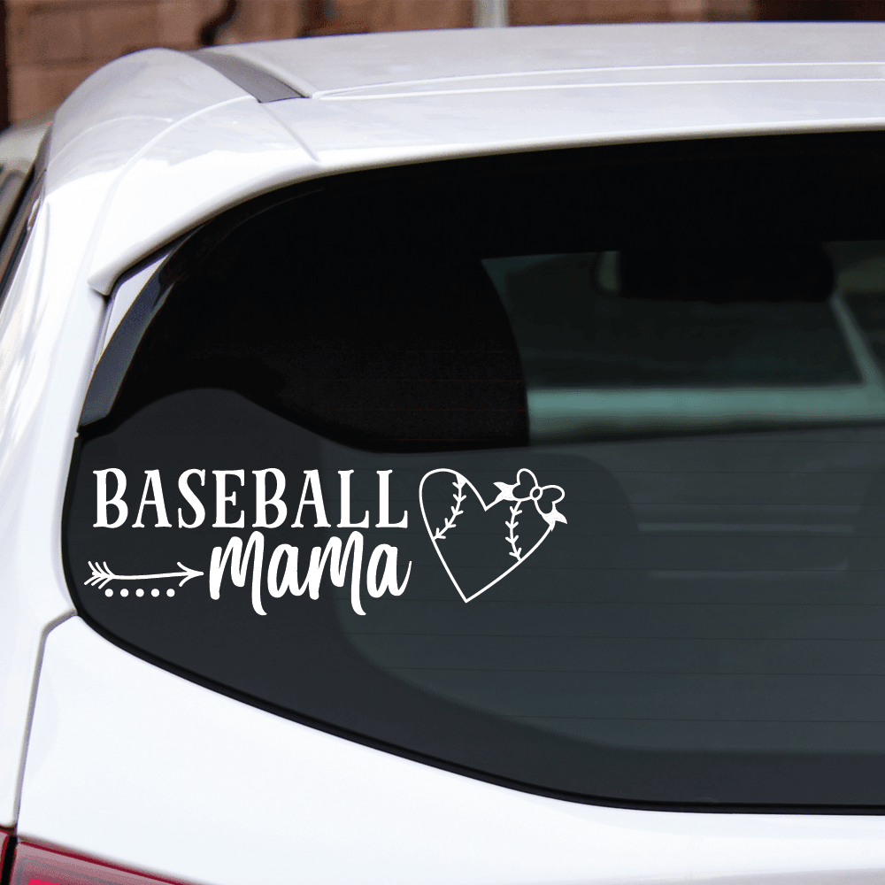 ShopVinylDesignStore.com Baseball Mama Style 3001 Wide Shop Vinyl Design decals stickers