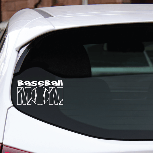 ShopVinylDesignStore.com Baseball Mom Wide Shop Vinyl Design decals stickers