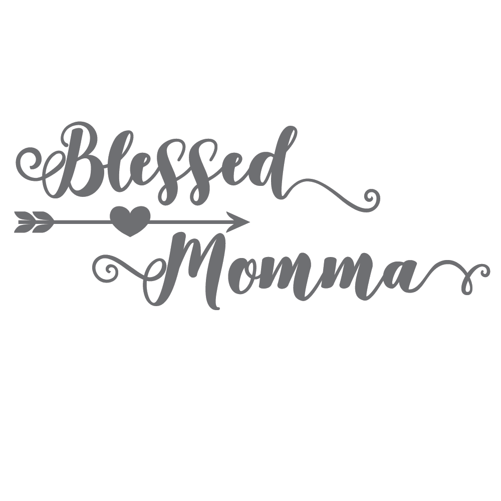 ShopVinylDesignStore.com Blessed Momma Wide Shop Vinyl Design decals stickers