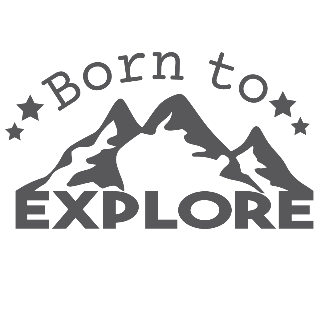 ShopVinylDesignStore.com Born To Explore for Spare Tire Jeep Shop Vinyl Design decals stickers