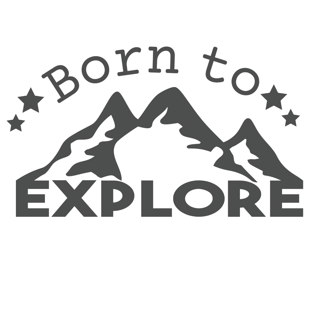 ShopVinylDesignStore.com Born To Explore Wide Shop Vinyl Design decals stickers