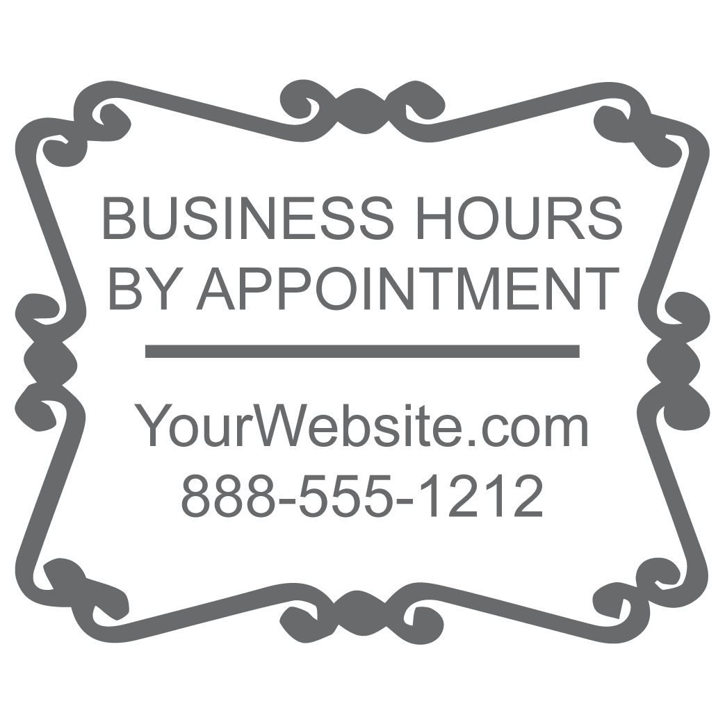 ShopVinylDesignStore.com By Appointment Storefront Shop Vinyl Design decals stickers