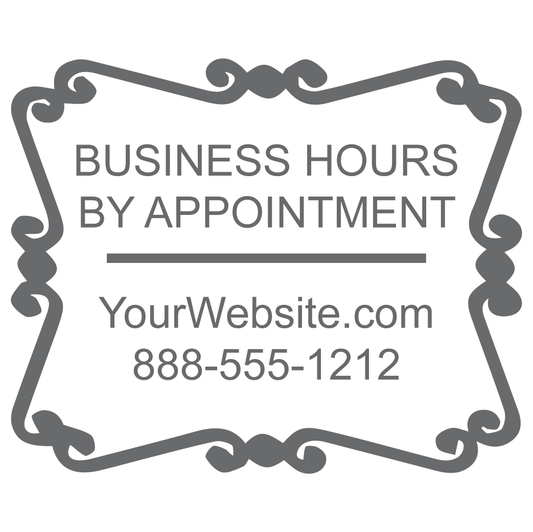 ShopVinylDesignStore.com By Appointment Storefront Shop Vinyl Design decals stickers