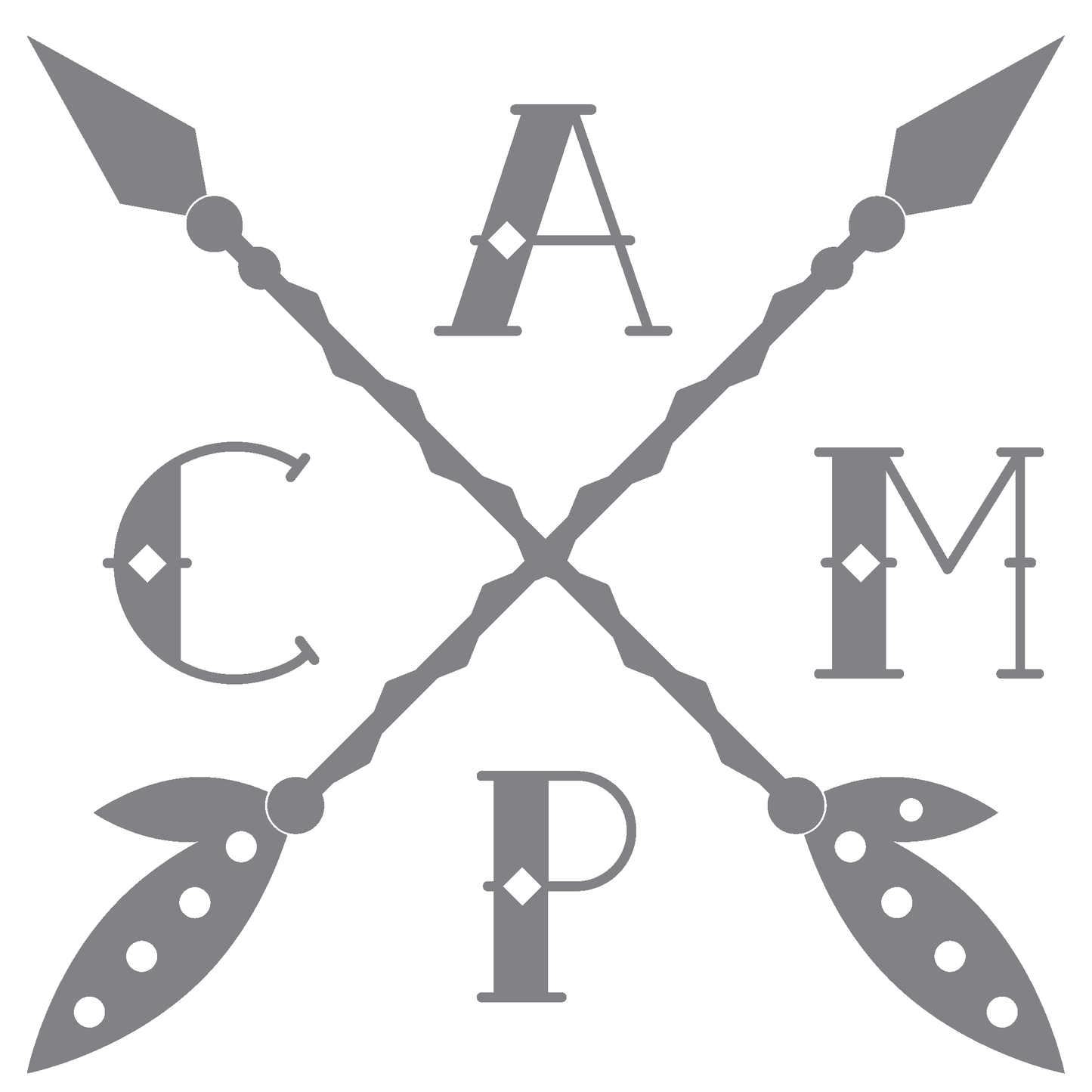 ShopVinylDesignStore.com CAMP for Corn Hole Boards Wide Style 12 Shop Vinyl Design decals stickers