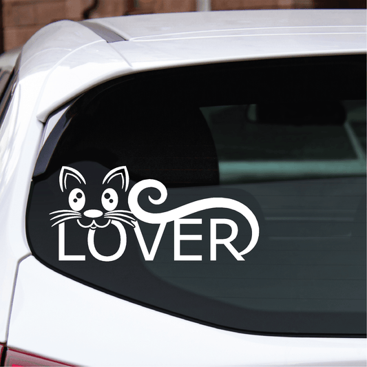 ShopVinylDesignStore.com Cat Lover Wide Shop Vinyl Design decals stickers