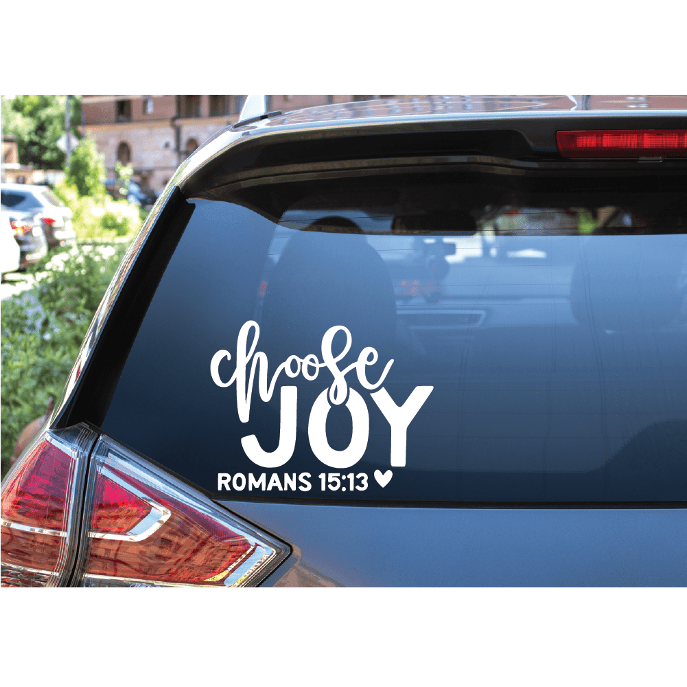 ShopVinylDesignStore.com Choose Joy Wide Shop Vinyl Design decals stickers