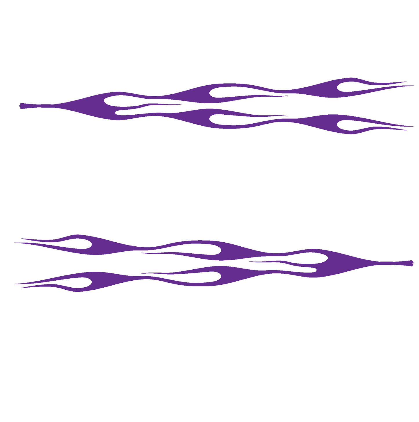 ShopVinylDesignStore.com Flames STYLE F1007 Wide Shop Vinyl Design decals stickers