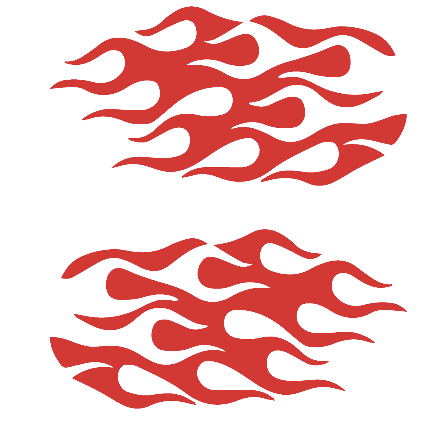 ShopVinylDesignStore.com Flames STYLE F5000 Wide Shop Vinyl Design decals stickers