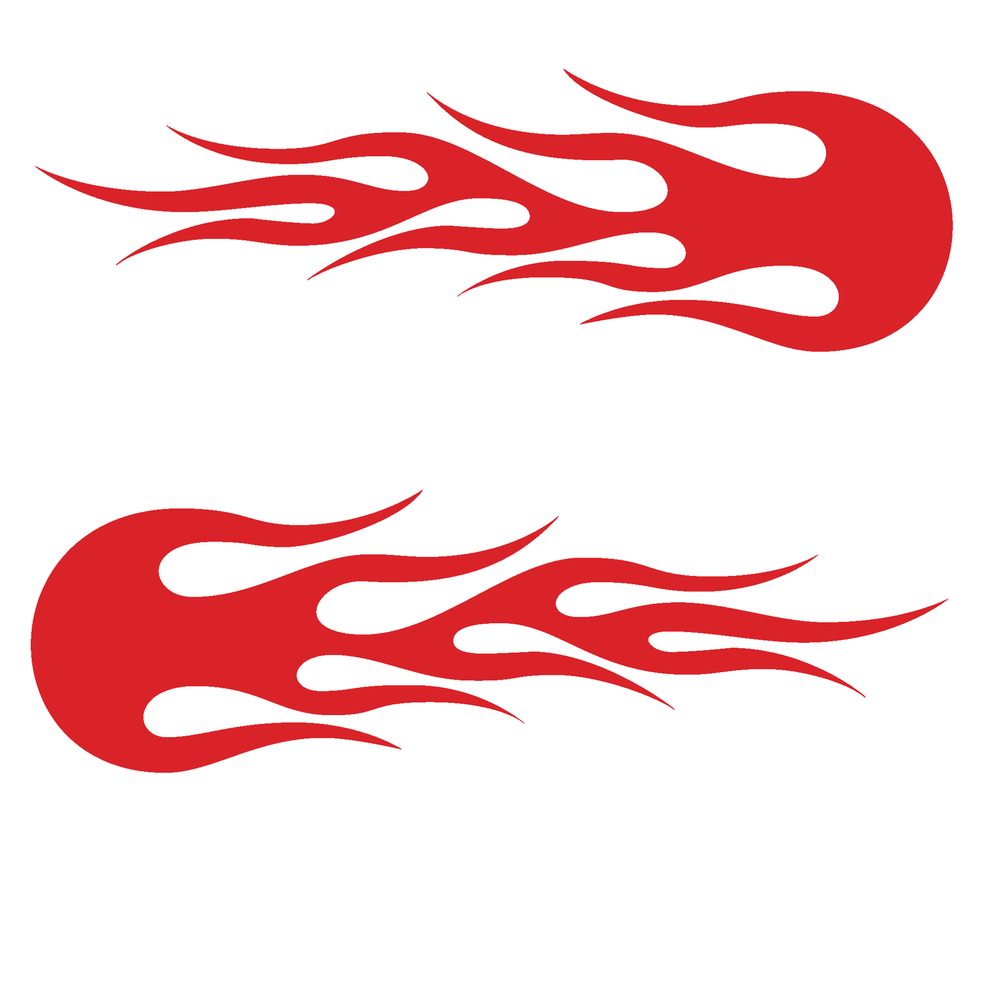 ShopVinylDesignStore.com Flames STYLE F5003 Wide Shop Vinyl Design decals stickers