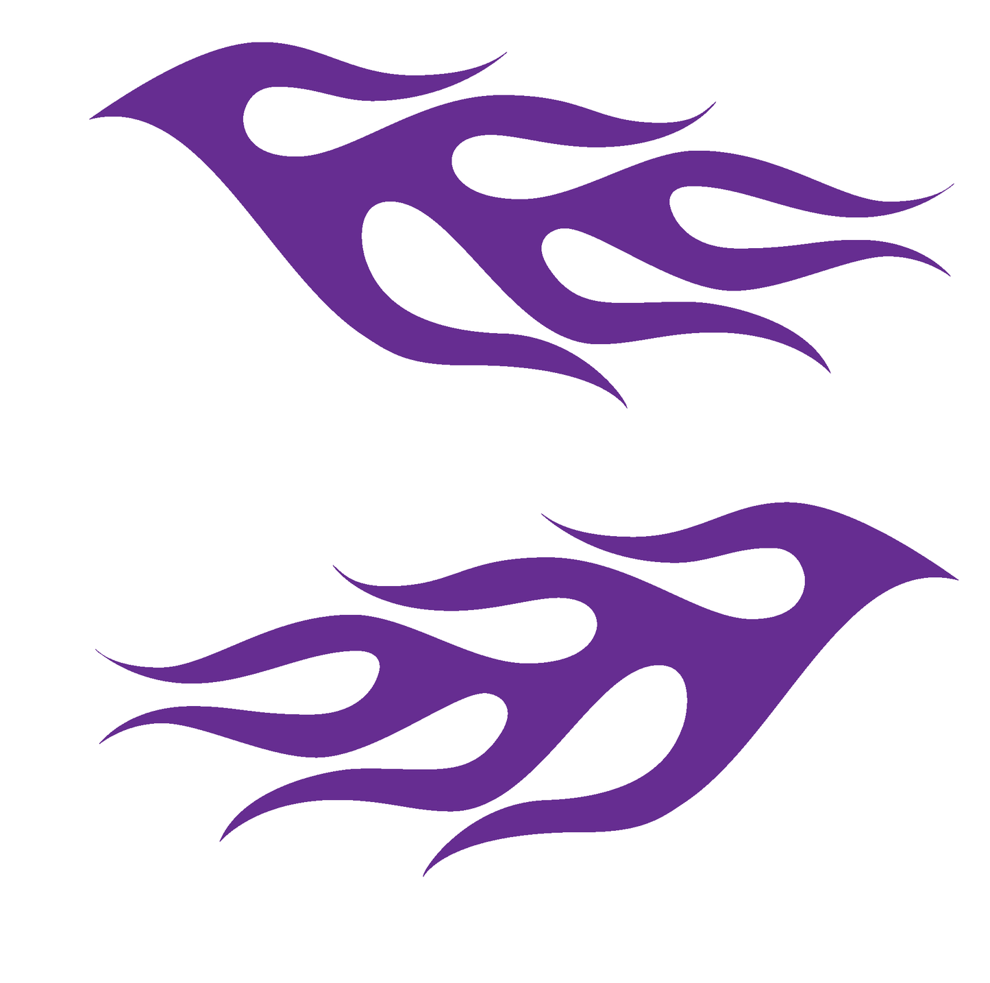 ShopVinylDesignStore.com Flames STYLE F5007 Wide Shop Vinyl Design decals stickers
