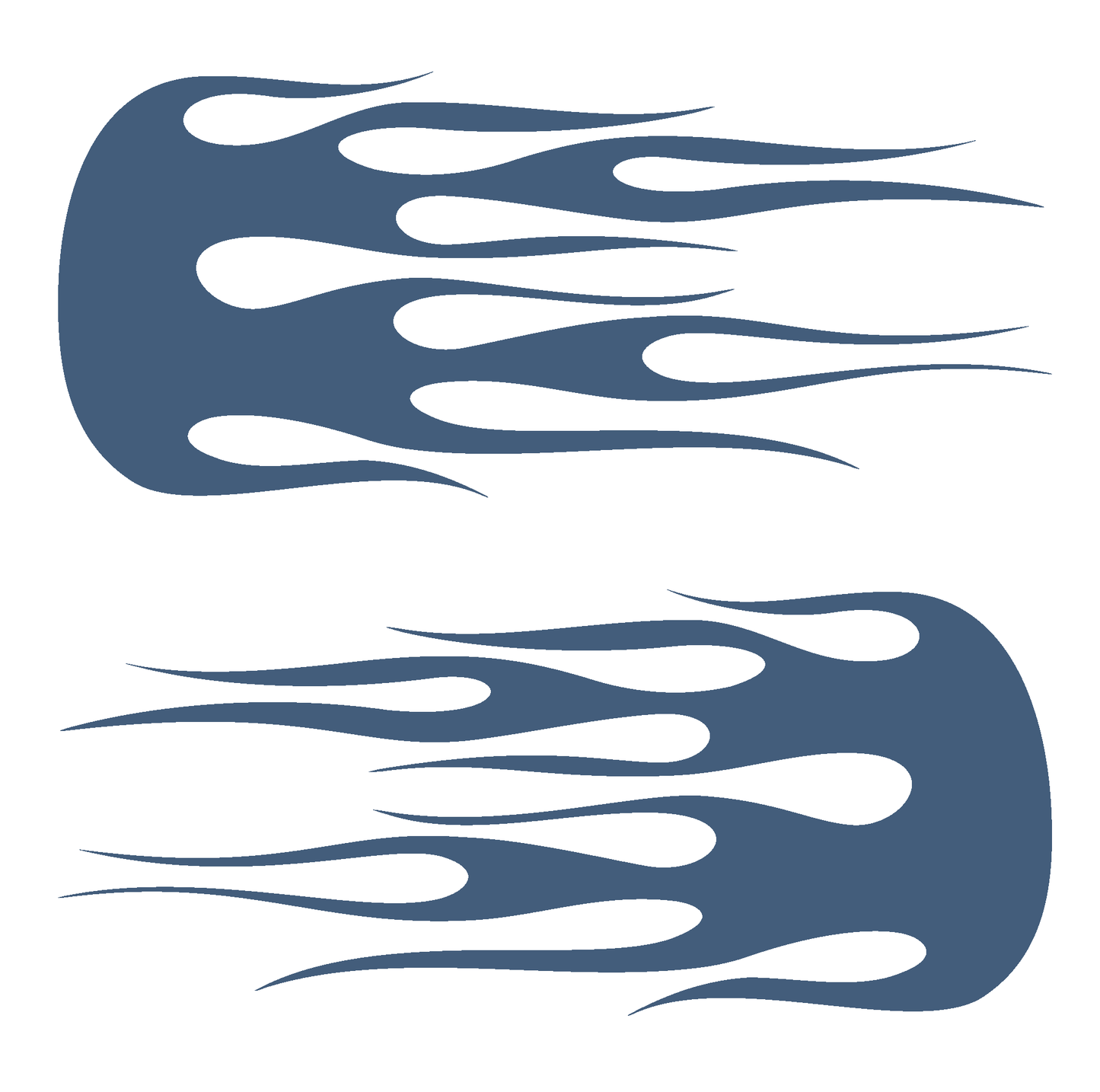 ShopVinylDesignStore.com Flames STYLE F5014 Wide Shop Vinyl Design decals stickers