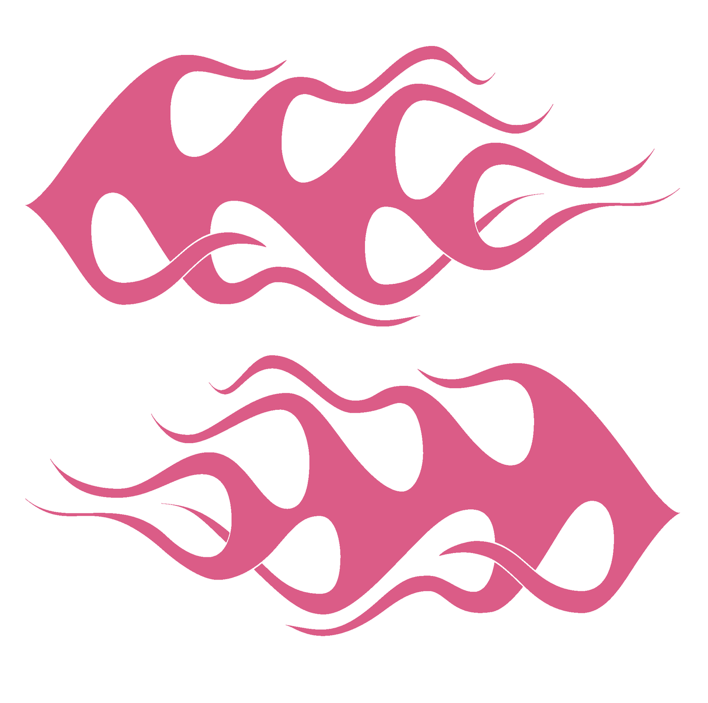 ShopVinylDesignStore.com Flames STYLE F5020 Wide Shop Vinyl Design decals stickers