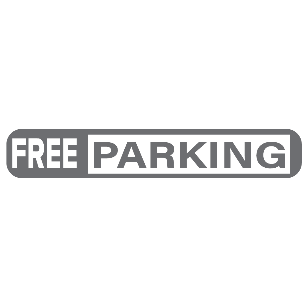 ShopVinylDesignStore.com Free Parking Storefront Shop Vinyl Design decals stickers