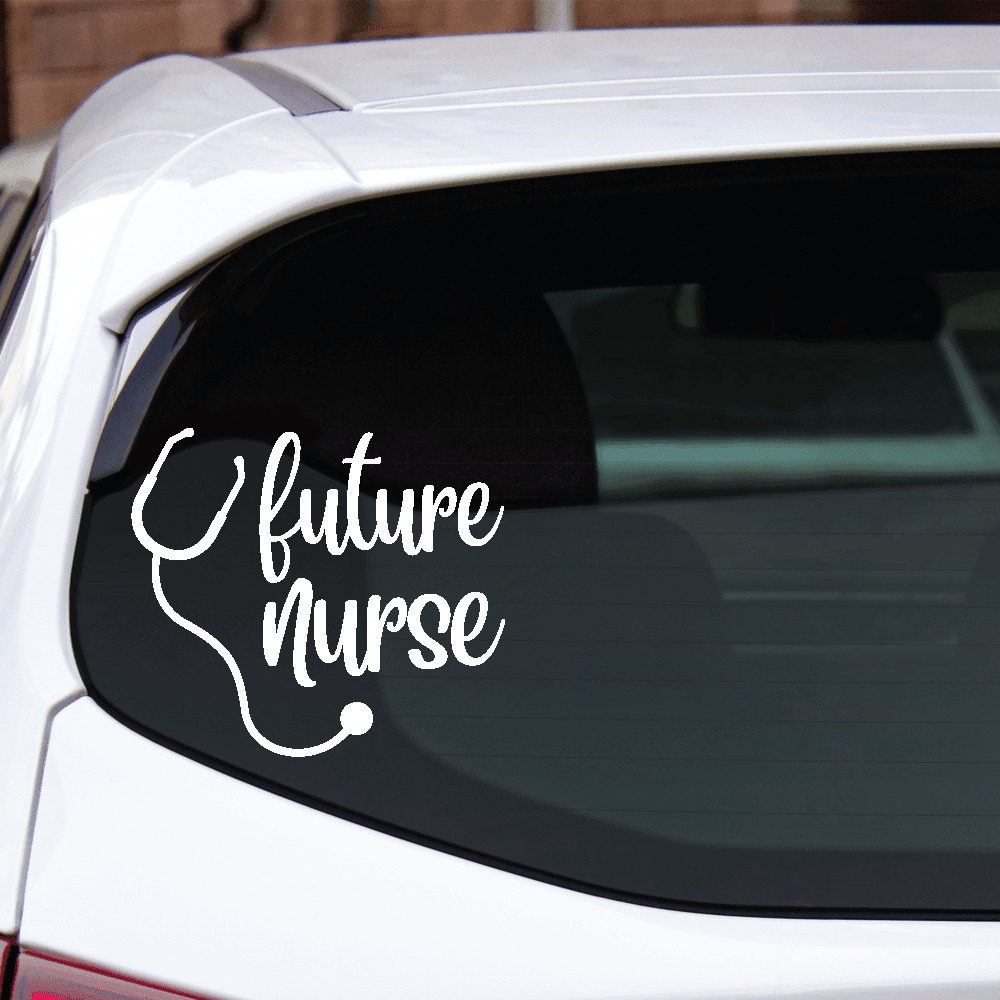 ShopVinylDesignStore.com Future Nurse Wide Shop Vinyl Design decals stickers