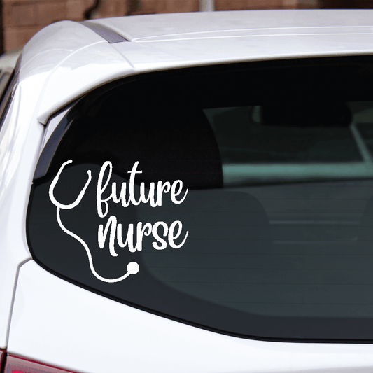 ShopVinylDesignStore.com Future Nurse Wide Shop Vinyl Design decals stickers