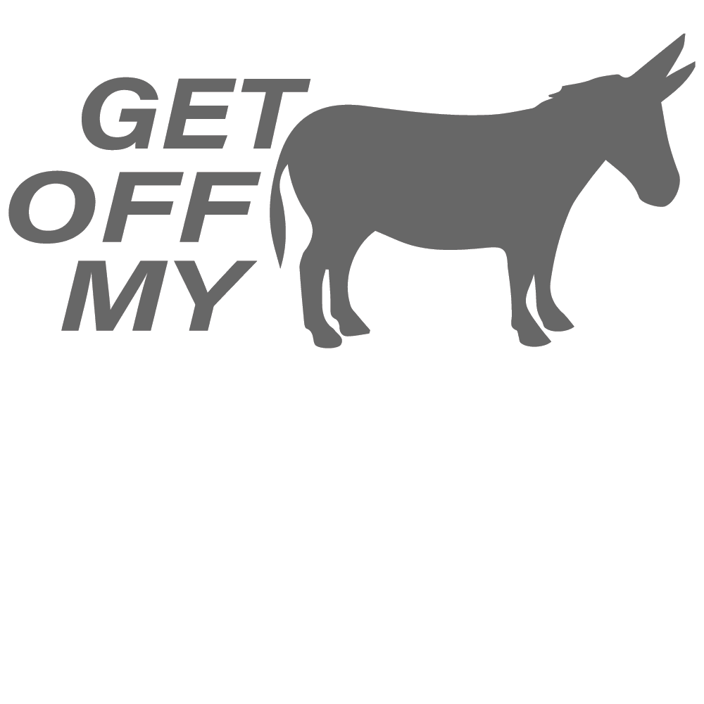 ShopVinylDesignStore.com Get Off My Ass Wide Shop Vinyl Design decals stickers