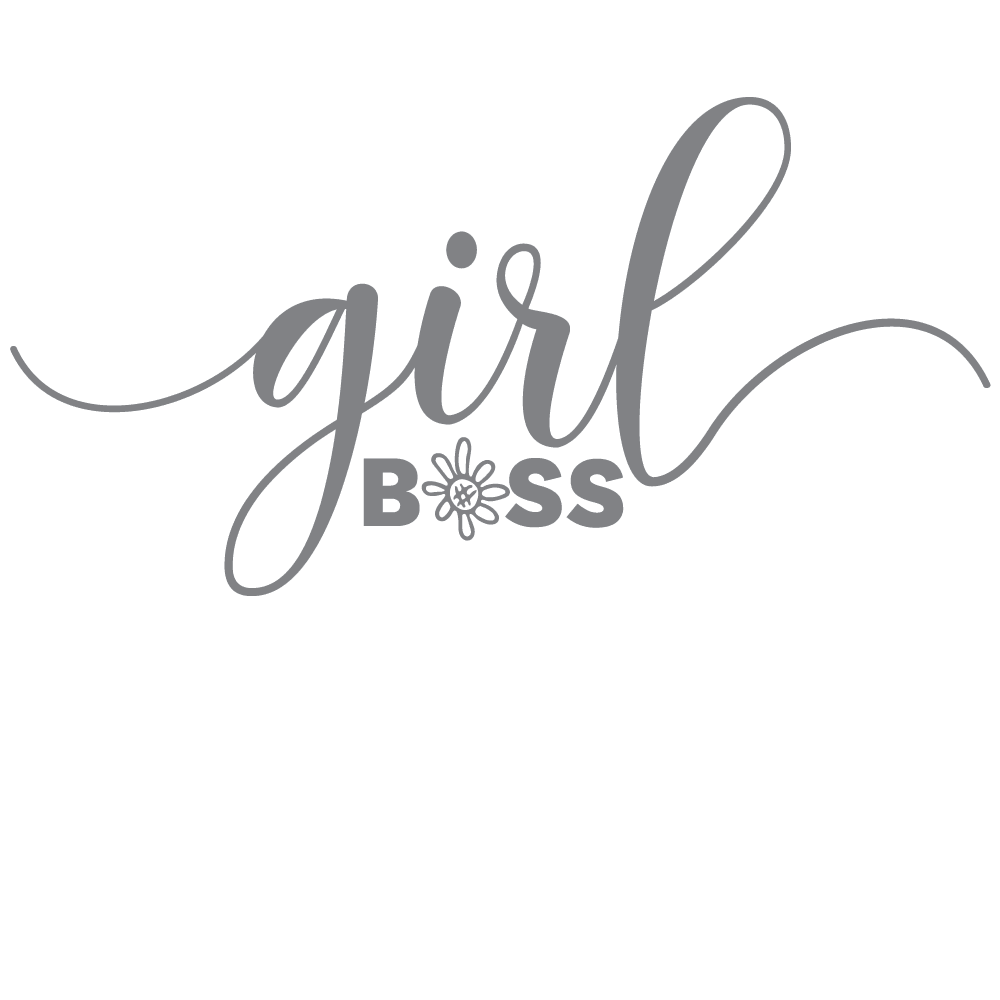 ShopVinylDesignStore.com Girl Boss Wide Shop Vinyl Design decals stickers
