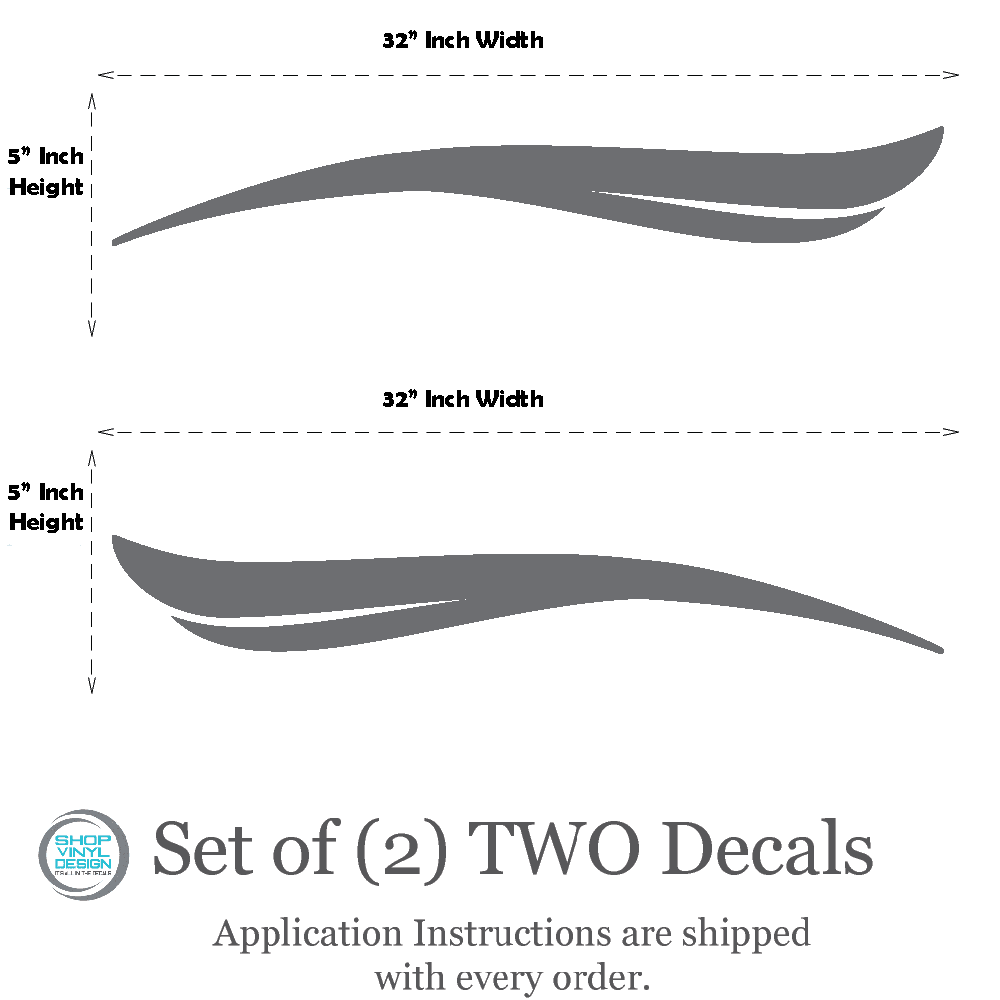 ShopVinylDesignStore.com Golf Cart Decals Style A R1002 Golf Cart 32"W x 5"H Shop Vinyl Design decals stickers