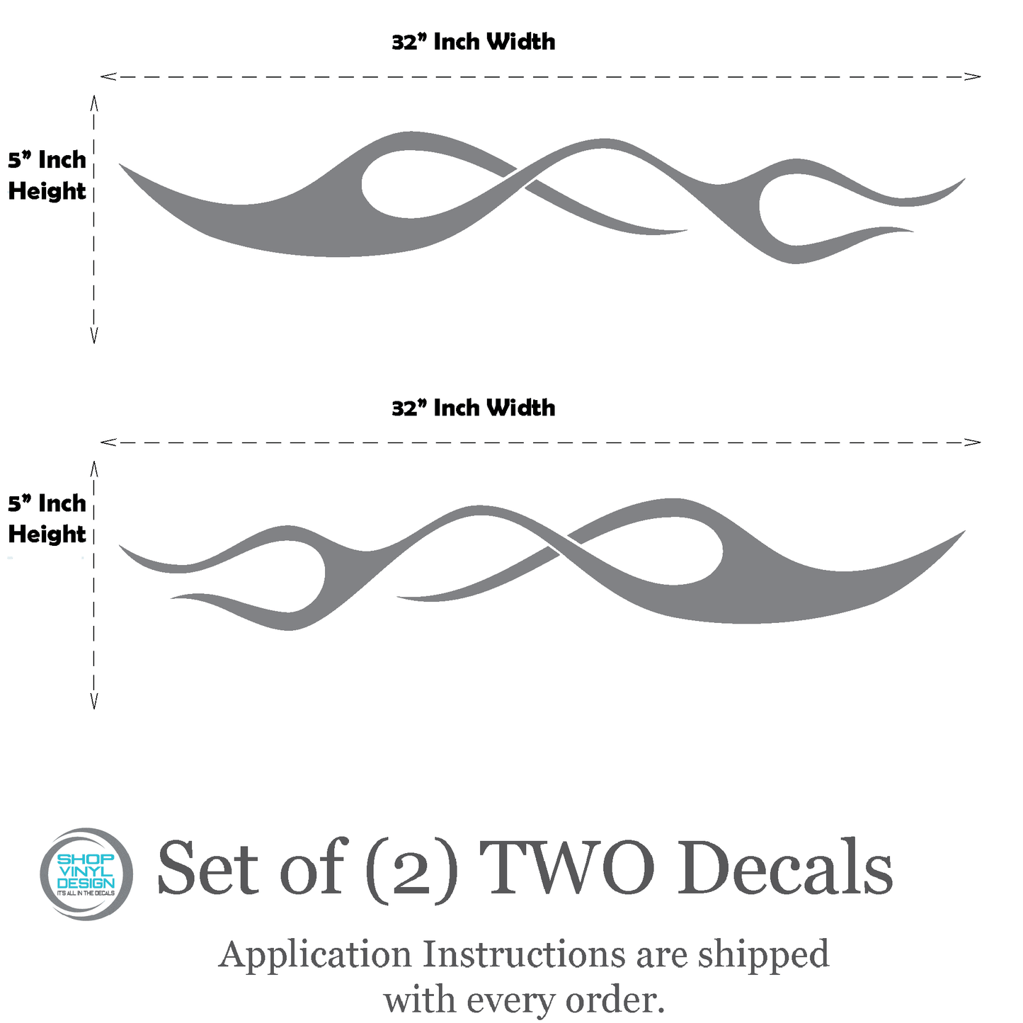 ShopVinylDesignStore.com Golf Cart Decals Style F097 Golf Cart 32"W x 5"H Shop Vinyl Design decals stickers