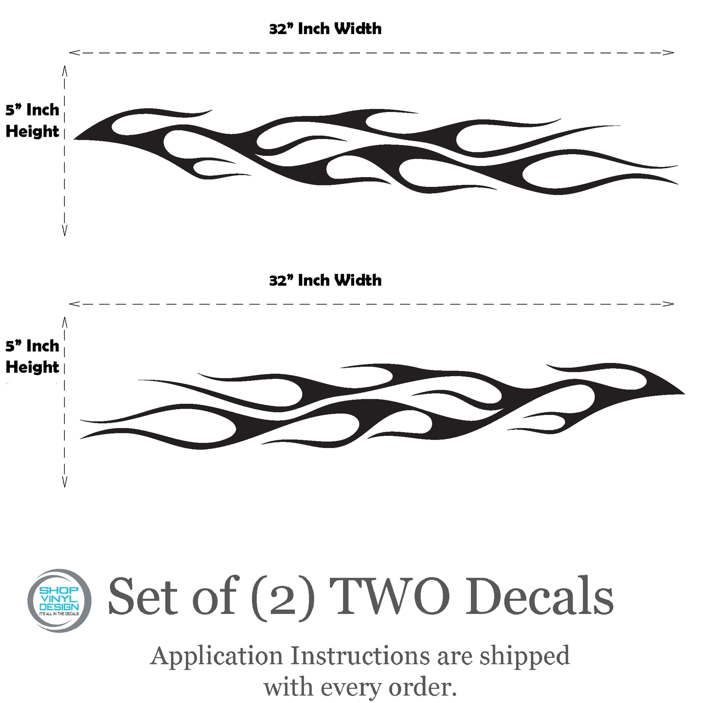 ShopVinylDesignStore.com Golf Cart Decals Style F101 Golf Cart 32"W x 5"H Shop Vinyl Design decals stickers