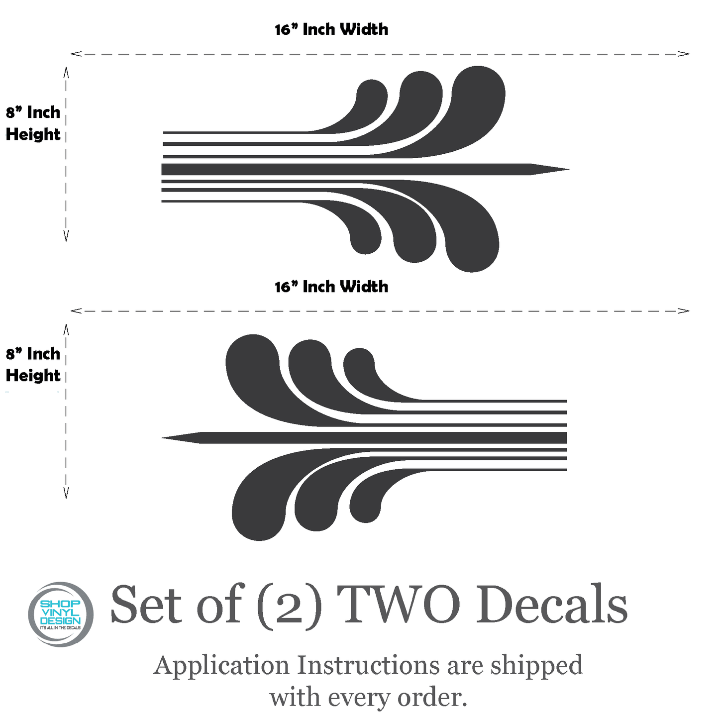 ShopVinylDesignStore.com Golf Cart Decals Style S002 Golf Cart 16"W x 8"H Shop Vinyl Design decals stickers