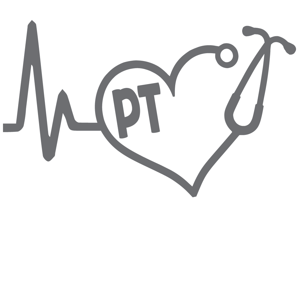 ShopVinylDesignStore.com Heartbeat PT for Physical Therapist Wide Shop Vinyl Design decals stickers