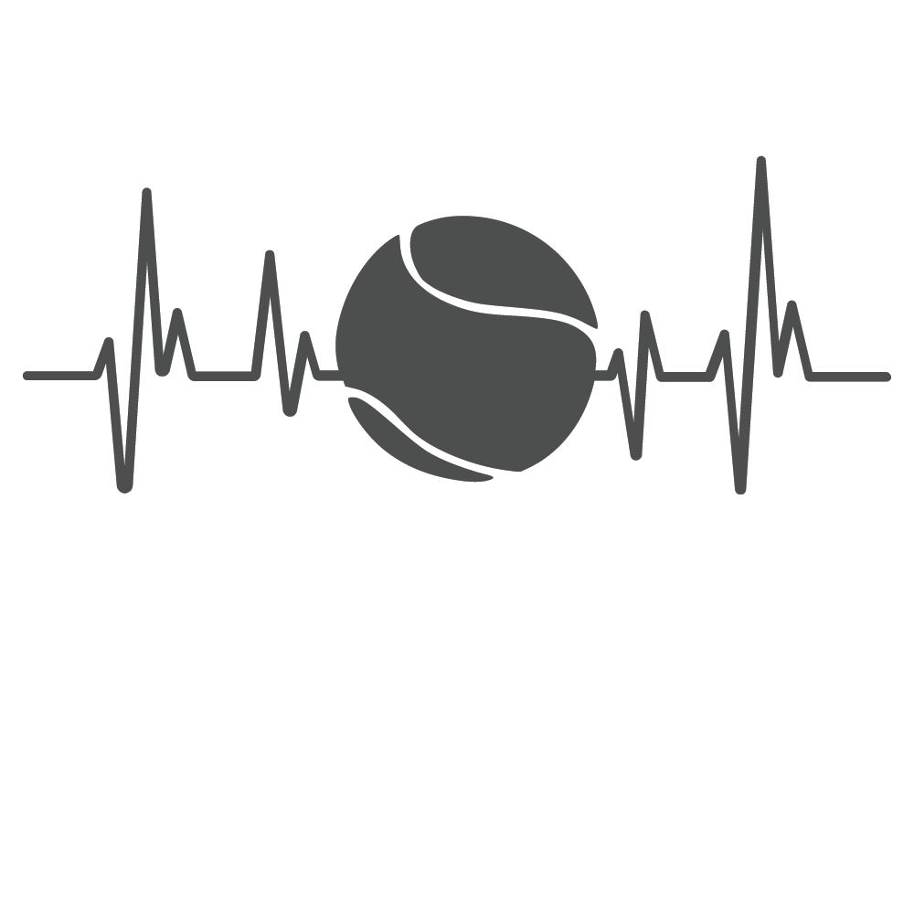 ShopVinylDesignStore.com Heartbeat Tennis Wide Shop Vinyl Design decals stickers
